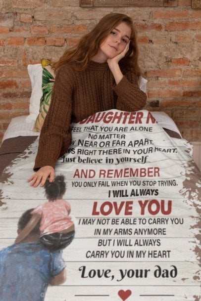 Gift for the daughter Blanket