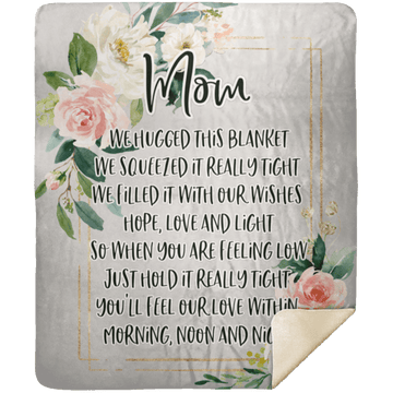 Mom sherpa Blanket