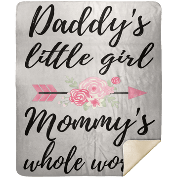 For Our Daughter Sherpa Blanket