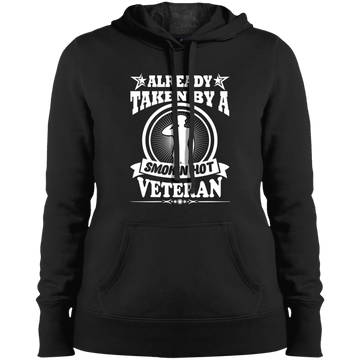Smokin' Hot Veteran Ladies' Pullover Hooded Sweatshirt