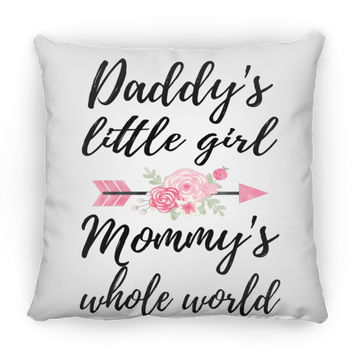 For Our Daughter Large Square Pillow