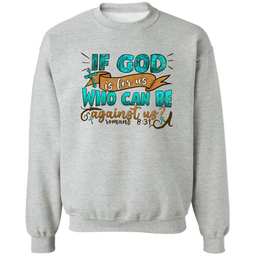 God is for Us Unisex Crewneck Pullover Sweatshirt