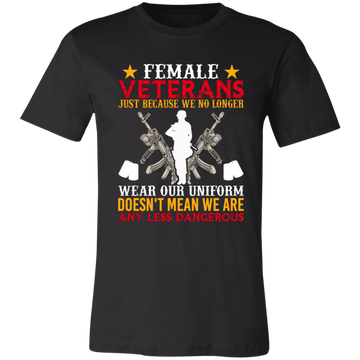 Female Veterans Ladies Jersey Short-Sleeve T-Shirt