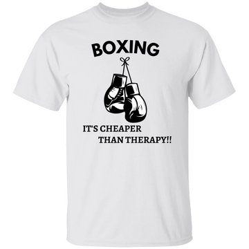 Boxing Cheaper Than Therapy T-Shirt