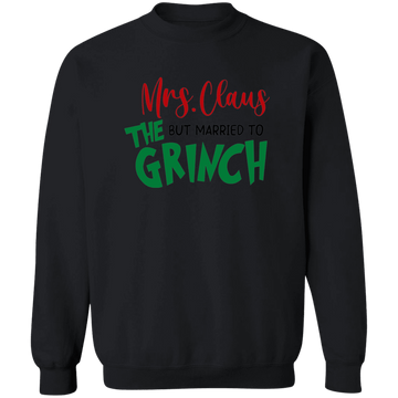 Married to the Grinch Crewneck Pullover Sweatshirt