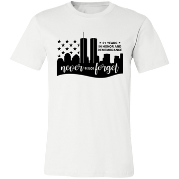 Never Forget Ladies Jersey Short-Sleeve T-Shirt