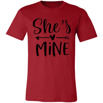 She's Mine Unisex Jersey Short-Sleeve T-Shirt