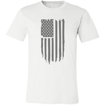 Distressed Flag Ladies Jersey Short-Sleeve T-Shirt