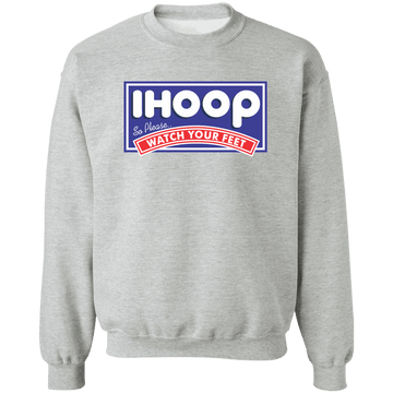 IHOOP FEET Crewneck Pullover Sweatshirt