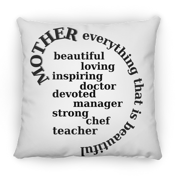 Mother.... Medium Square Pillow