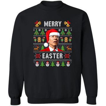 Merry Easter Crewneck Pullover Sweatshirt