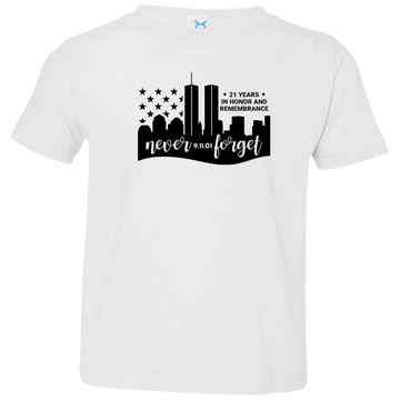 Never Forget Toddler Jersey T-Shirt