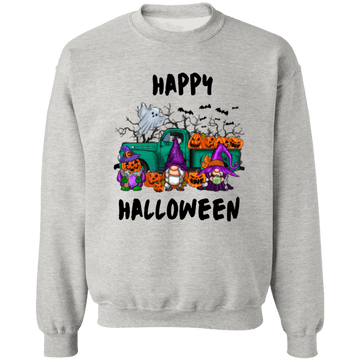 Happy Halloween Ladies Crewneck Pullover Sweatshirt