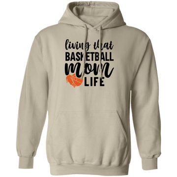 Basketball Mom Life Pullover Hoodie