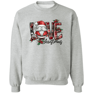 Love Xmas Crewneck Pullover Sweatshirt