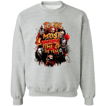 Wonderful Time Of The Year Ladies Crewneck Pullover Sweatshirt