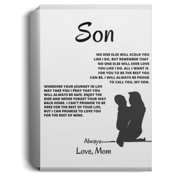 To My Son Canvas 1.5in Frame