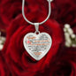 To My Daughter - Heart Pendant Necklace