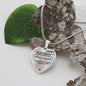 To My Daughter Love Mom - Heart Pendant Necklace