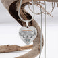 To My Daughter Love Mom - Heart Pendant Necklace