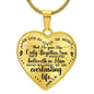 For God So Loved the World - Heart Pendant