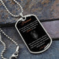 To MY Husband -Dog Tag