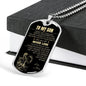 To My Son Dog Tag - Love Mom