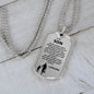 To My Son Love Dad - Dog Tag