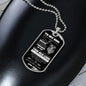 TO MY SON DOG TAG - LOVE MOM