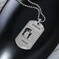 TO MY SON LOVE DAD- DOG TAG