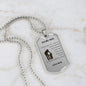 To My Son Love Mom- DogTag