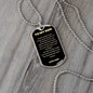 To My Son Dog Tag - Love Dad