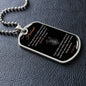 To MY Husband -Dog Tag