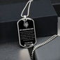 To My Son Dog Tag