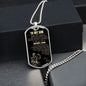 To My Son Dog Tag - Love Dad