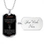 To MY Husband -Dog Tag