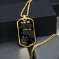 To My Son Dog Tag - Love Dad