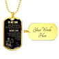 To My Son Dog Tag - Love Dad