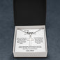 To My Son Love Mom - Stainless Cross Necklace