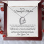To My Beautiful Mother - Forever Love Necklace