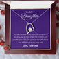 To My Daughter Love Dad - Forever Love Necklace