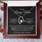 To My Loving Mother Love Daughter - Forever Love Necklace