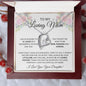 To My Loving Mother Love Daughter - Forever Love Necklace