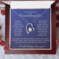 To My Beautiful Granddaughter - Forever Love Necklace