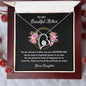 To My Beautiful Mother Love your Daughter - Forever Love Necklace