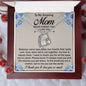 To My Amazing Mom - Forever Love Necklace