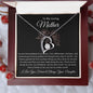 To My Loving Mother Love Your Daughter - Forever Love Necklace