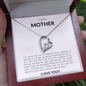To My Mother - Forever Love Necklace (Daughter)