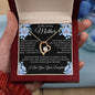 To My Loving Mother -Love Knot Necklace