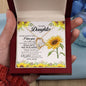 To My Daughter Love Mom - Forever Love Necklace